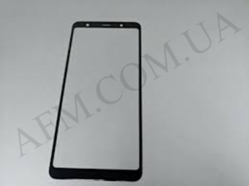 Скло екрану Samsung A750 Galaxy A7 2018 чорне + OCA плівка