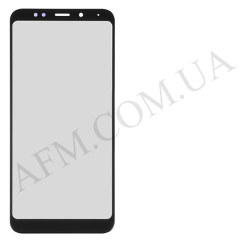 Скло екрану Xiaomi Redmi 5 Plus чорне + OCA плівка