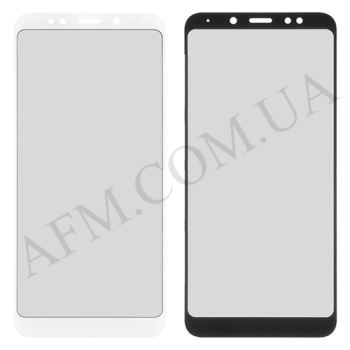 Скло екрану Xiaomi Redmi 5 Plus біле + OCA плівка!
