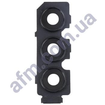 Скло камери Samsung M135 Galaxy M13/ M236 + чорна рамка