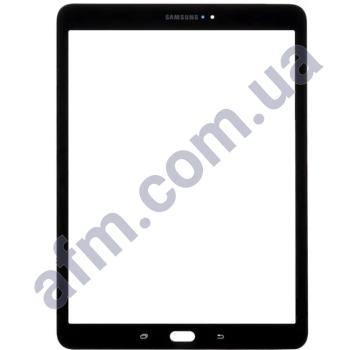 Скло екрану Samsung T810 Galaxy Tab S2 9.7/ T813/ T815/ T819 чорне + OCA плівка!