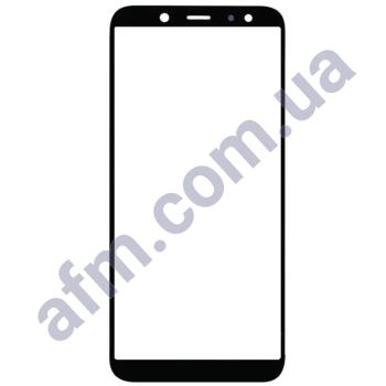 Скло екрану Samsung A600 Galaxy A6 2018 чорне + OCA плівка!