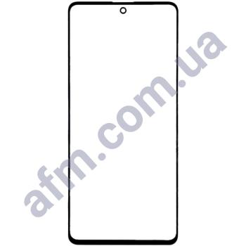 Скло екрану Samsung A715 Galaxy A71/ M515/ N770 чорне + OCA плівка