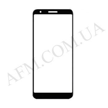 Скло екрану Google Pixel 3A чорне + OCA плівка