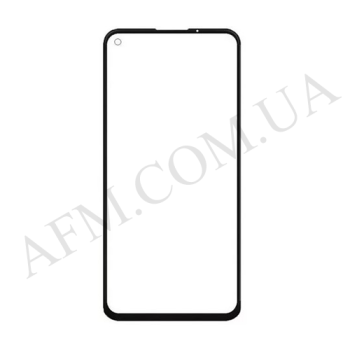 Скло екрану Google Pixel 4A 4G чорне + OCA плівка