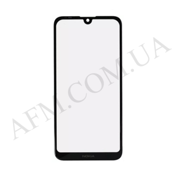 Скло екрану Nokia 2.2 чорне + OCA плівка!