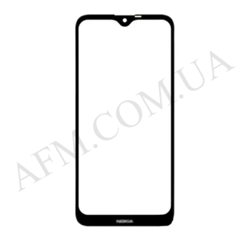 Скло екрану Nokia 2.3 чорне + OCA плівка