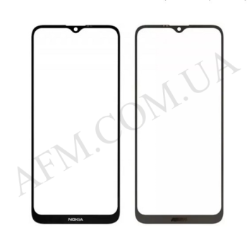 Скло екрану Nokia G10/ G20 чорне + OCA плівка
