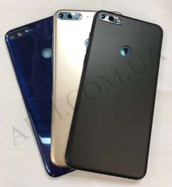 Задня кришка Huawei Y7 2018 (LDN-L01/ LDN-L21) чорна + Скло камери