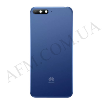 Задня кришка Huawei Y6 2018/ Honor 7A Pro 5.7/ 7C 5.7/ Y6 Prime 2018 синя + Скло камери!