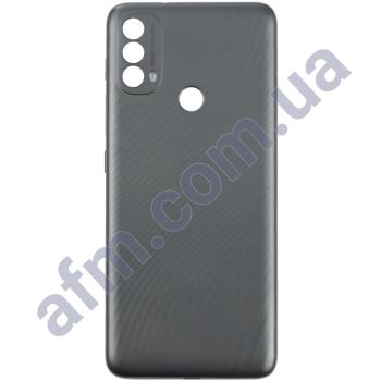Задня кришка Motorola XT2159 Moto E40 сіра Carbon Grey