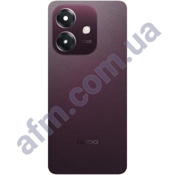 Задня кришка Oppo A3x 4G бордова Nebula Red + Скло камери