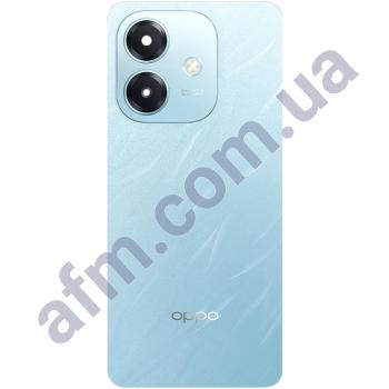 Задня кришка Oppo A3x 4G блакитна + Скло камери