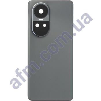 Задня кришка Oppo Reno 10 сіра Silvery Grey + Скло камери