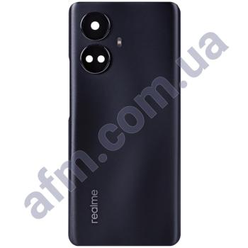 Задня кришка Realme 10 Pro Plus чорна + Скло камери