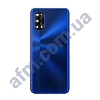 Задня кришка Realme 7 Pro синя Mirror Blue + Скло камери