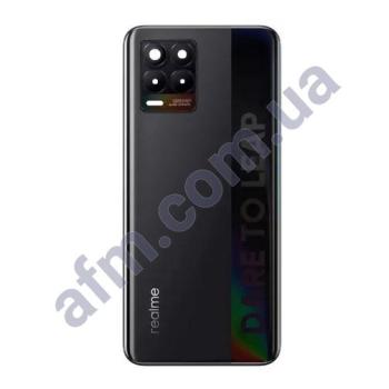 Задня кришка Realme 8 4G чорна Cyber Black + Скло камери 108MP
