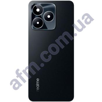 Задня кришка Realme C53 чорна Midhty Black + Скло камери