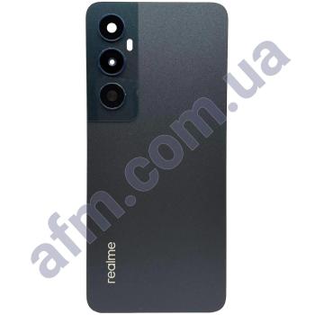 Задня кришка Realme C65 чорна + Скло камери