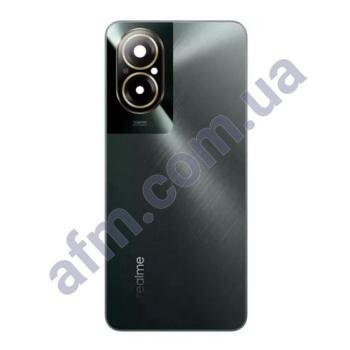 Задня кришка Realme C67 4G чорна + Скло камери