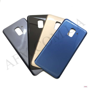 Задня кришка Samsung A730F Galaxy A8 Plus 2018 чорна Black