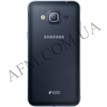 Задня кришка Samsung J320H/ DS Galaxy J3 2016 чорна Black