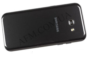 Задня кришка Samsung A520F Galaxy A5 2017 чорна Black Sky
