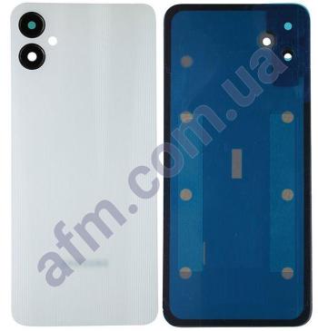 Задня кришка Samsung A055 Galaxy A05 срібна + Скло камери!