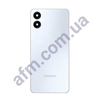 Задня кришка Samsung A065 Galaxy A06 біла + Скло камери!