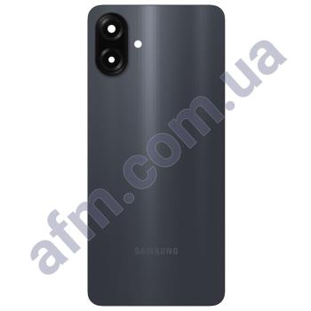 Задня кришка Samsung A075 Galaxy A07 4G сіра + Скло камери