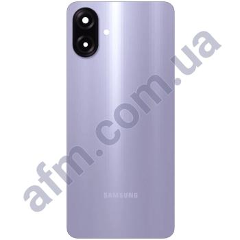 Задня кришка Samsung A075 Galaxy A07 4G фіолетова + Скло камери