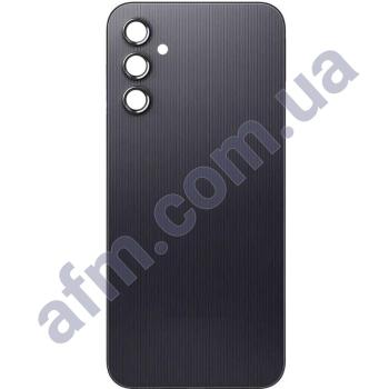 Задня кришка Samsung A145 Galaxy A14 чорна + Скло камери