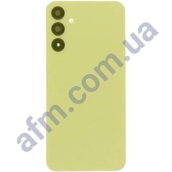 Задня кришка Samsung A155 Galaxy A15/ A156 жовта + Скло камери