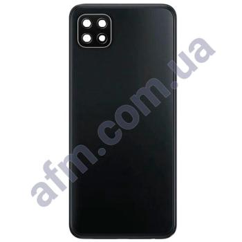 Задня кришка Samsung A226 Galaxy A22 5G сіра Gray + Скло камери
