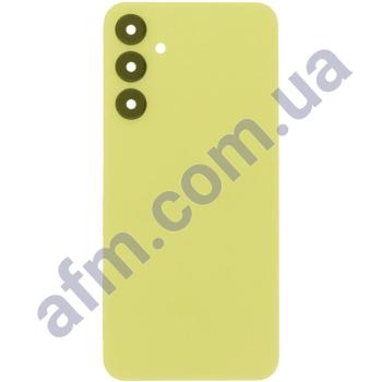 Задня кришка Samsung A256 Galaxy A25 жовта + Скло камери