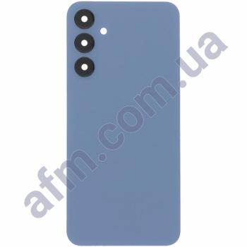 Задня кришка Samsung A256 Galaxy A25 синя + Скло камери