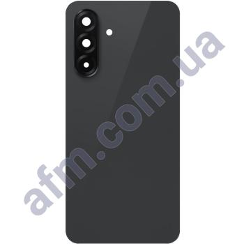 Задня кришка Samsung A366 Galaxy A36 чорна + Скло камери
