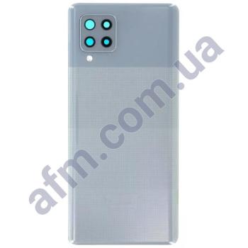 Задня кришка Samsung A426 Galaxy A42 5G сіра Prism Dot Grey + Скло камери