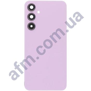 Задня кришка Samsung A556 Galaxy A55 рожева Lilac + Скло камери