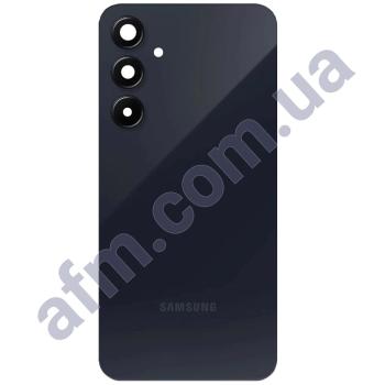 Задня кришка Samsung A556 Galaxy A55 синя Navy + Скло камери