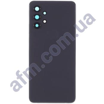 Задня кришка Samsung A725 Galaxy A72/ A726B чорна Awesome Black + Скло камери