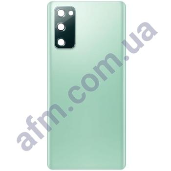 Задня кришка Samsung G780 Galaxy S20 FE зелена Cloud Mint + Скло камери