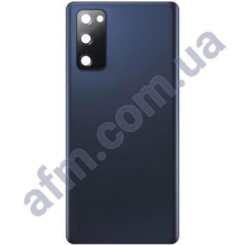 Задня кришка Samsung G780 Galaxy S20 FE синя Cloud Navy + Скло камери
