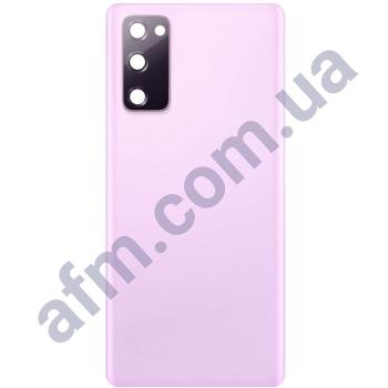 Задня кришка Samsung G780 Galaxy S20 FE фіолетова Cloud Lavender + Скло камери