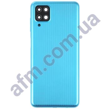 Задня кришка Samsung M127 Galaxy M12 зелена Green + Скло камери