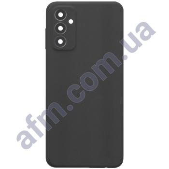 Задня кришка Samsung M135 Galaxy M13 чорна + Скло камери