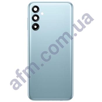 Задня кришка Samsung M146 Galaxy M14 блакитна Light Blue + Скло камери
