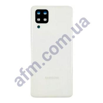 Задня кришка Samsung M325 Galaxy M32 біла White + Скло камери