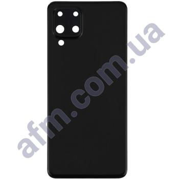 Задня кришка Samsung M325 Galaxy M32 чорна Black + Скло камери