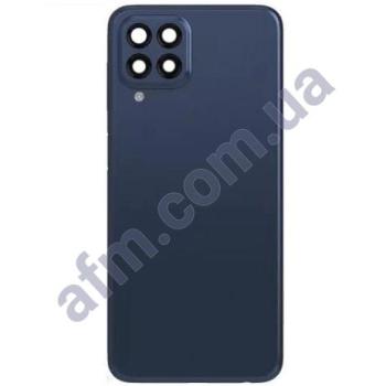 Задня кришка Samsung M336 Galaxy M33 синя Blue + Скло камери